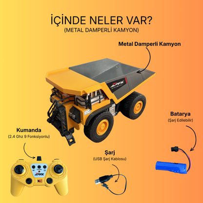[SET] RC Belden Kırmalı Loder + RC Metal Damperli Kamyon
